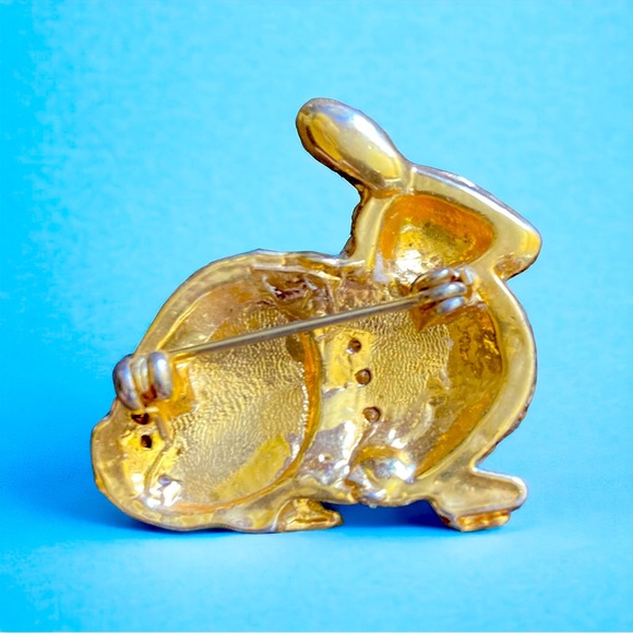 Bunny Rabbit Brooch - Picture 2 of 4